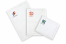 Witte luchtkussen enveloppen (80 grs.) - voorbeeld met logo op de voorzijde | PIT Packaging.nl | Enveloppenland