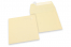 160 x 160 mm -  Ivoorwit gekleurde papieren enveloppen | PIT Packaging.nl | Enveloppenland