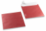 Rood gekleurde enveloppen parelmoer - 170 x 170 mm | PIT Packaging.nl | Enveloppenland