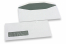 Vensterenveloppen, wit, 114 x 229 mm (C 5/6), venster links 30 x 100 mm, 15 mm van links en 20 mm van onder, gegomd, 80 grams | PIT Packaging.nl | Enveloppenland