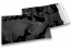 Zwart gekleurde metallic folie enveloppen - 162 x 229 mm | PIT Packaging.nl | Enveloppenland