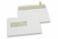 Vensterenveloppen laserprinter, 156 x 220 mm (EA5), venster links, gewicht per stuk ca. 6 gr., venster (40 x 110 mm) positie 20 mm van links en 66 mm van onder. | PIT Packaging.nl | Enveloppenland
