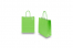 Papieren draagtassen gedraaide handgreep - groen, 180 x 80 x 220 mm, 90 gr | PIT Packaging.nl | Enveloppenland