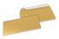 110 x 220 mm - Goud metallic gekleurde papieren enveloppen  | PIT Packaging.nl | Enveloppenland
