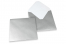 Wenskaart enveloppen gekleurd - zilver, 155 x 155 mm | PIT Packaging.nl | Enveloppenland
