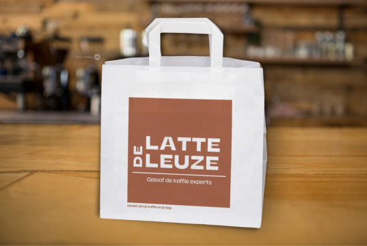  Papieren draagtassen platte handgreep | PIT Packaging.nl | Enveloppenland