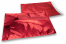 Rood gekleurde metallic folie enveloppen - 229 x 324 mm | PIT Packaging.nl | Enveloppenland