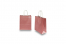 Papieren draagtassen gedraaide handgreep - metallic roze, 180 x 80 x 220 mm, 90 gr | PIT Packaging.nl | Enveloppenland