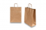 Papieren draagtassen gedraaide handgreep - brons, 260 x 120 x 350 mm, 90 gr | PIT Packaging.nl | Enveloppenland