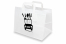 Papieren take away tassen - wit + delivery | PIT Packaging.nl | Enveloppenland
