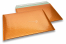Luchtkussen enveloppen ECO metallic - oranje 320 x 425 mm | PIT Packaging.nl | Enveloppenland