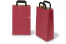 Papieren draagtassen platte handgreep - rood, 220 x 105 x 360 mm | PIT Packaging.nl | Enveloppenland