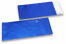 Donkerblauw gekleurde mat metallic folie enveloppen - 110 x 220 mm | PIT Packaging.nl | Enveloppenland