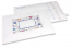 Witte luchtkussen enveloppen Pasen - zwart met kleuren | PIT Packaging.nl | Enveloppenland