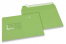 Appelgroen, vensterenveloppen gekleurd, 162 x 229 mm (A5), venster links, vensterformaat 45 x 90 mm, vensterpositie 20 mm van links / 60 mm van onder, stripsluiting, 120 grams gekleurd papier | PIT Packaging.nl | Enveloppenland