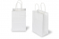 Papieren draagtassen gedraaide handgreep - wit, 140 x 80 x 210 mm, 90 gr | PIT Packaging.nl | Enveloppenland