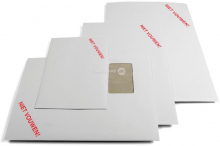 Bordrug enveloppen ‘niet vouwen!’ | PIT Packaging.nl | Enveloppenland