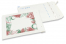 Witte kerst luchtkussen enveloppen - Vintage | PIT Packaging.nl | Enveloppenland