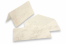Marmer envelop (110 x 220 mm) en kaart (105 x 210 mm) - marmer bruin, zonder binnenvoering | PIT Packaging.nl | Enveloppenland