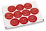 Kerst sluitzegels - Sneeuwpop rood | PIT Packaging.nl | Enveloppenland
