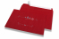 Gekleurde kerst enveloppen - Rood, met kerstdecoratie | PIT Packaging.nl | Enveloppenland