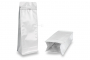 Stazakken met vlakke bodem - wit, 2000 ml / 1000 gram gemalen koffie