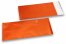 Oranje gekleurde mat metallic folie enveloppen - 110 x 220 mm | PIT Packaging.nl | Enveloppenland