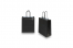Papieren draagtassen gedraaide handgreep - zwart, 180 x 80 x 220 mm, 90 gr | PIT Packaging.nl | Enveloppenland