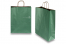 Papieren draagtassen gedraaide handgreep - metallic donkergroen, 320 x 120 x 410 mm, 100 gr | PIT Packaging.nl | Enveloppenland