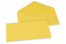Wenskaart enveloppen gekleurd - boterbloemgeel, 110 x 220 mm | PIT Packaging.nl | Enveloppenland