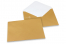 Wenskaart enveloppen gekleurd - goud, 162 x 229 mm | PIT Packaging.nl | Enveloppenland