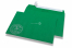 Gekleurde kerst enveloppen - Groen, met sneeuwpop | PIT Packaging.nl | Enveloppenland
