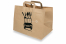 Papieren take away tassen - bruin + delivery | PIT Packaging.nl | Enveloppenland