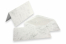 Marmer envelop (110 x 220 mm) en kaart (105 x 210 mm) - marmer grijs, binnenvoering grijs | PIT Packaging.nl | Enveloppenland
