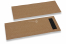 Bestekzakjes bruin zonder bestek insnede + zwart servet | PIT Packaging.nl | Enveloppenland