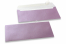 Lila gekleurde enveloppen parelmoer - 110 x 220 mm | PIT Packaging.nl | Enveloppenland