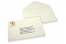 Wenskaart enveloppen crème - bedrukt voorbeeld | PIT Packaging.nl | Enveloppenland