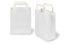 Papieren draagtassen platte handgreep - wit, 180 x 80 x 220 mm | PIT Packaging.nl | Enveloppenland