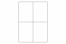 Etiketten voor laserprinters (wit) - 4 stuks per vel | PIT Packaging.nl | Enveloppenland