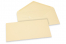 Wenskaart enveloppen gekleurd - ivoorwit, 110 x 220 mm | PIT Packaging.nl | Enveloppenland