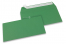 110 x 220 mm - Donkergroen gekleurde papieren enveloppen  | PIT Packaging.nl | Enveloppenland