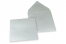 Wenskaart enveloppen gekleurd - zilver metallic, 155 x 155 mm | PIT Packaging.nl | Enveloppenland