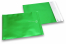 Groen gekleurde mat metallic folie enveloppen - 165 x 165 mm | PIT Packaging.nl | Enveloppenland