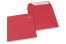 160 x 160 mm -  Rood gekleurde papieren enveloppen | PIT Packaging.nl | Enveloppenland