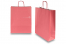 Papieren draagtassen gedraaide handgreep - fluweelrood, 320 x 120 x 410 mm, 100 gr | PIT Packaging.nl | Enveloppenland