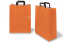 Papieren draagtassen platte handgreep - oranje, 320 x 140 x 420 mm | PIT Packaging.nl | Enveloppenland