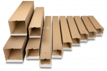 Verzendkokers vierkant met plakstrip - compilatie | PIT Packaging.nl | Enveloppenland