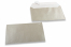 Zilver gekleurde enveloppen parelmoer - 114 x 162 mm | PIT Packaging.nl | Enveloppenland