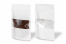 Stazakken kraft met venster - wit, 180 x 290 x 90 mm, 1000 ml | PIT Packaging.nl | Enveloppenland
