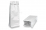 Stazakken met vlakke bodem - wit, 2000 ml / 1000 gram gemalen koffie | PIT Packaging.nl | Enveloppenland